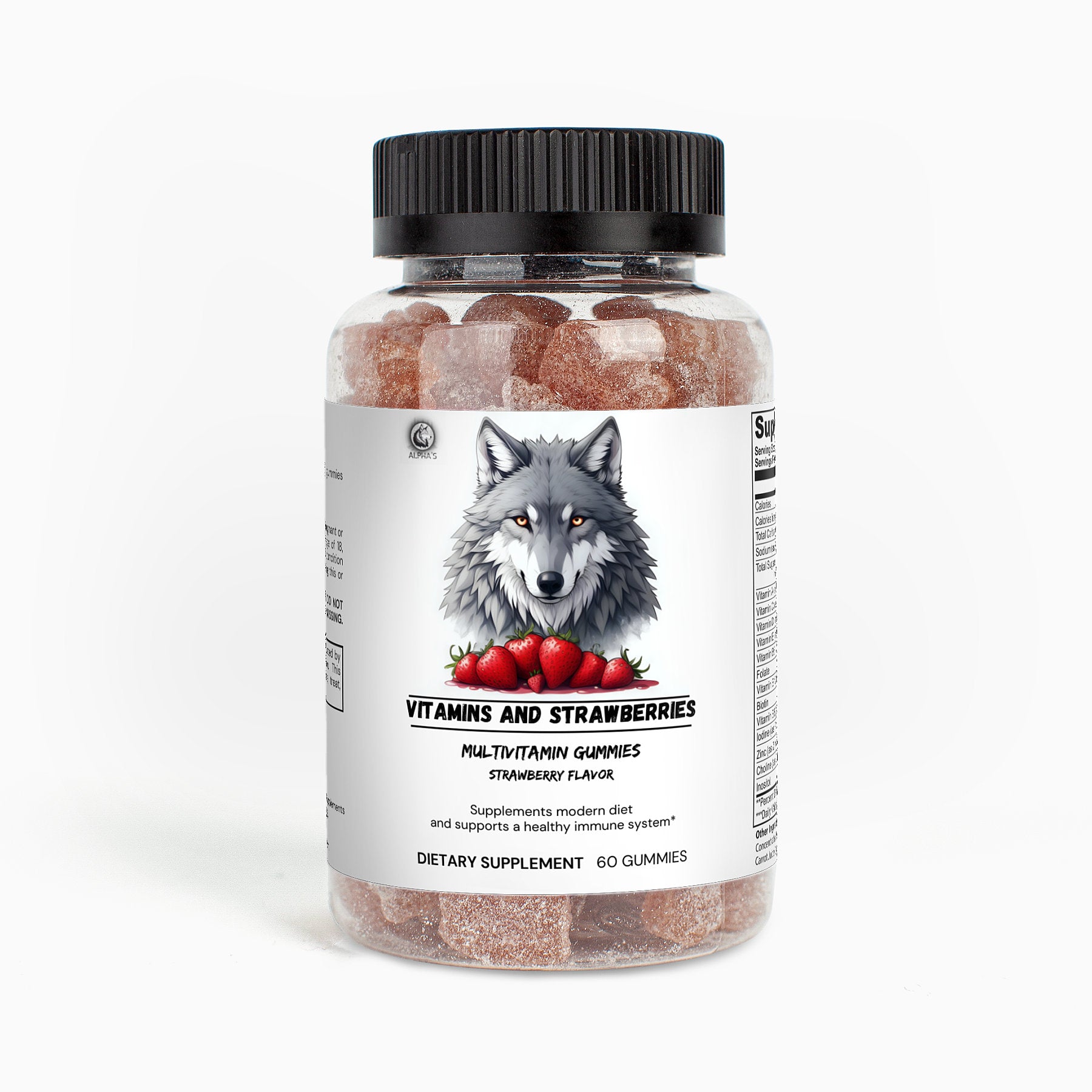 Vitamins And Strawberries - Multivitamin Gummies (Adult) - Alpha's