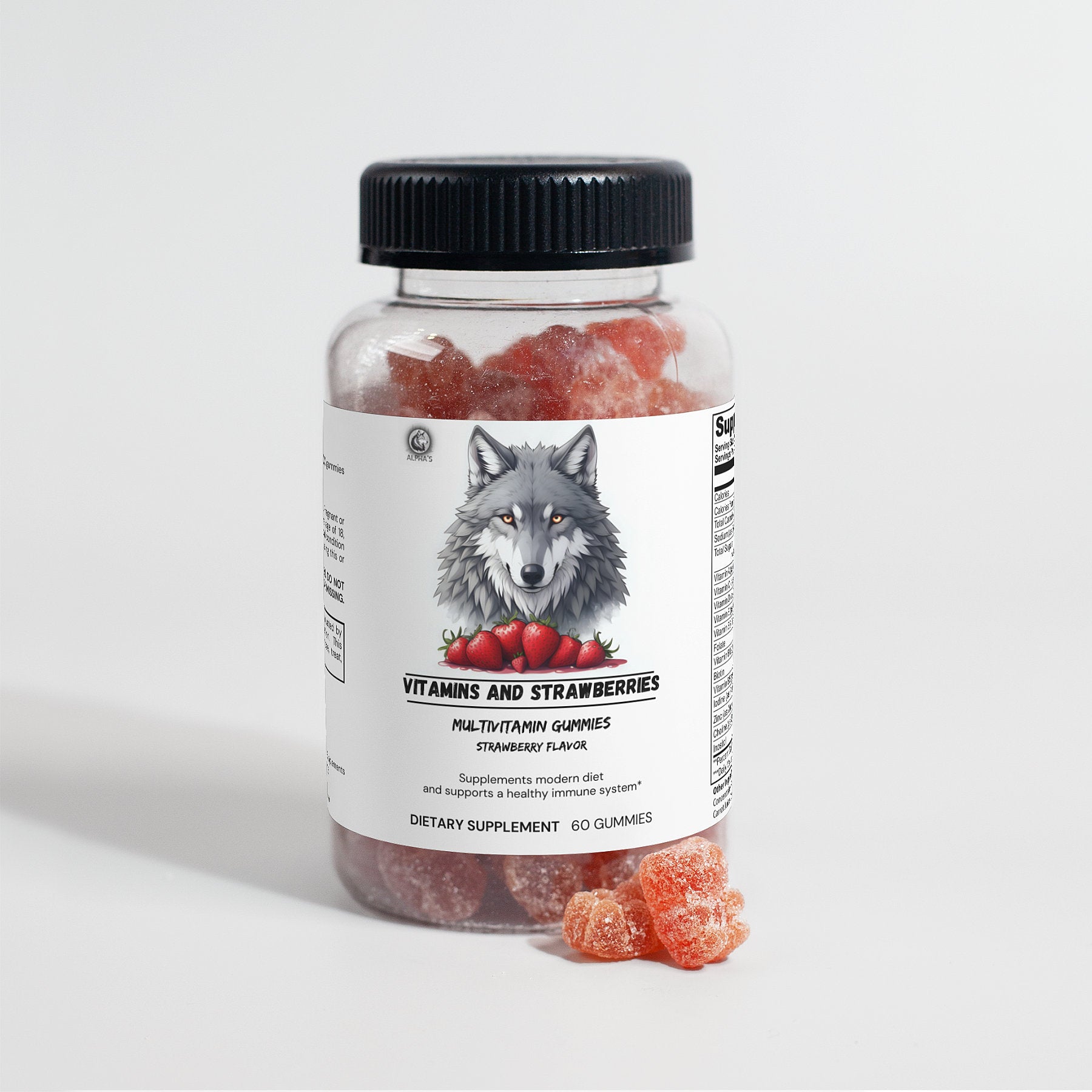 Vitamins And Strawberries - Multivitamin Gummies (Adult) - Alpha's