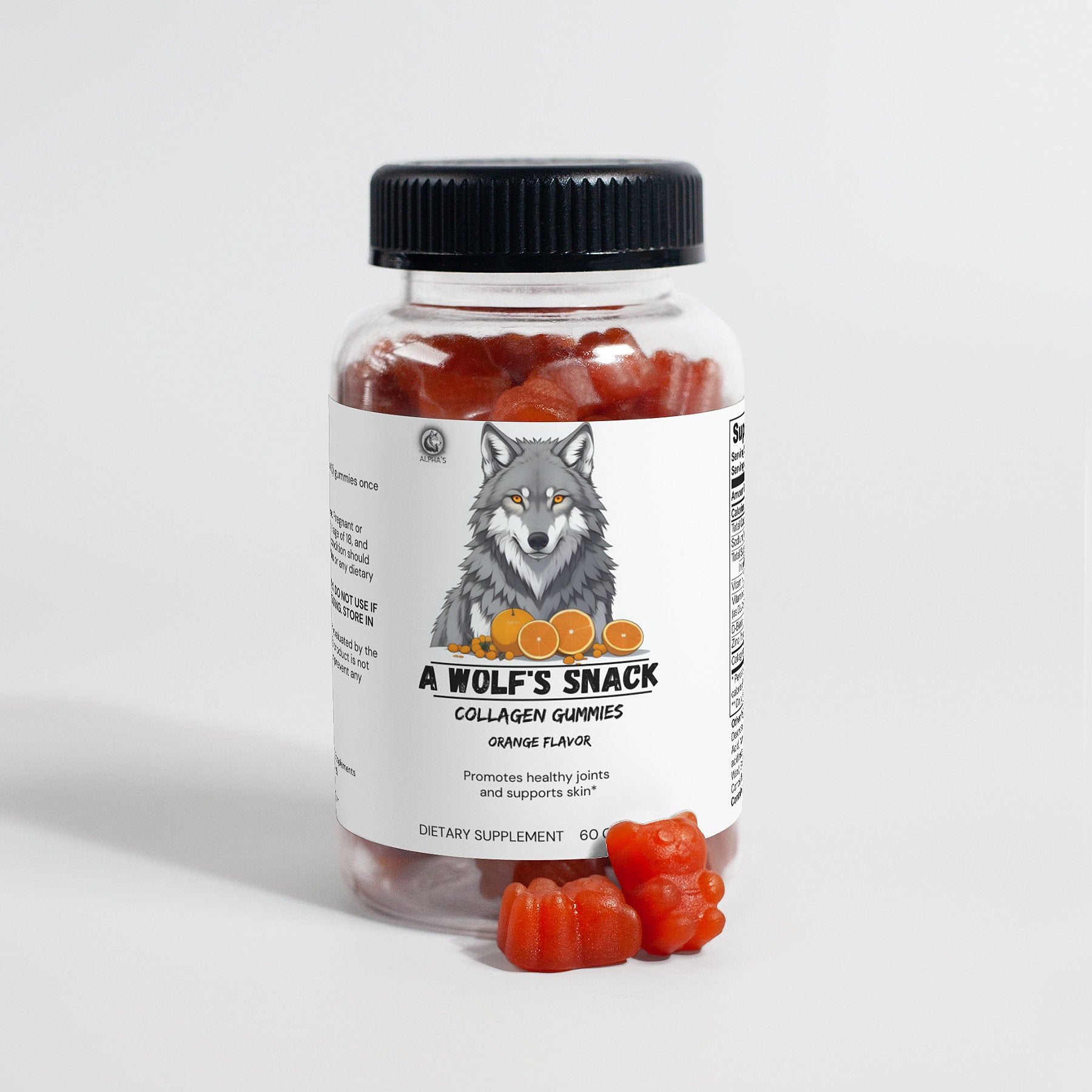 A Wolf's Snack - Collagen Gummies (Adult) - Alpha's