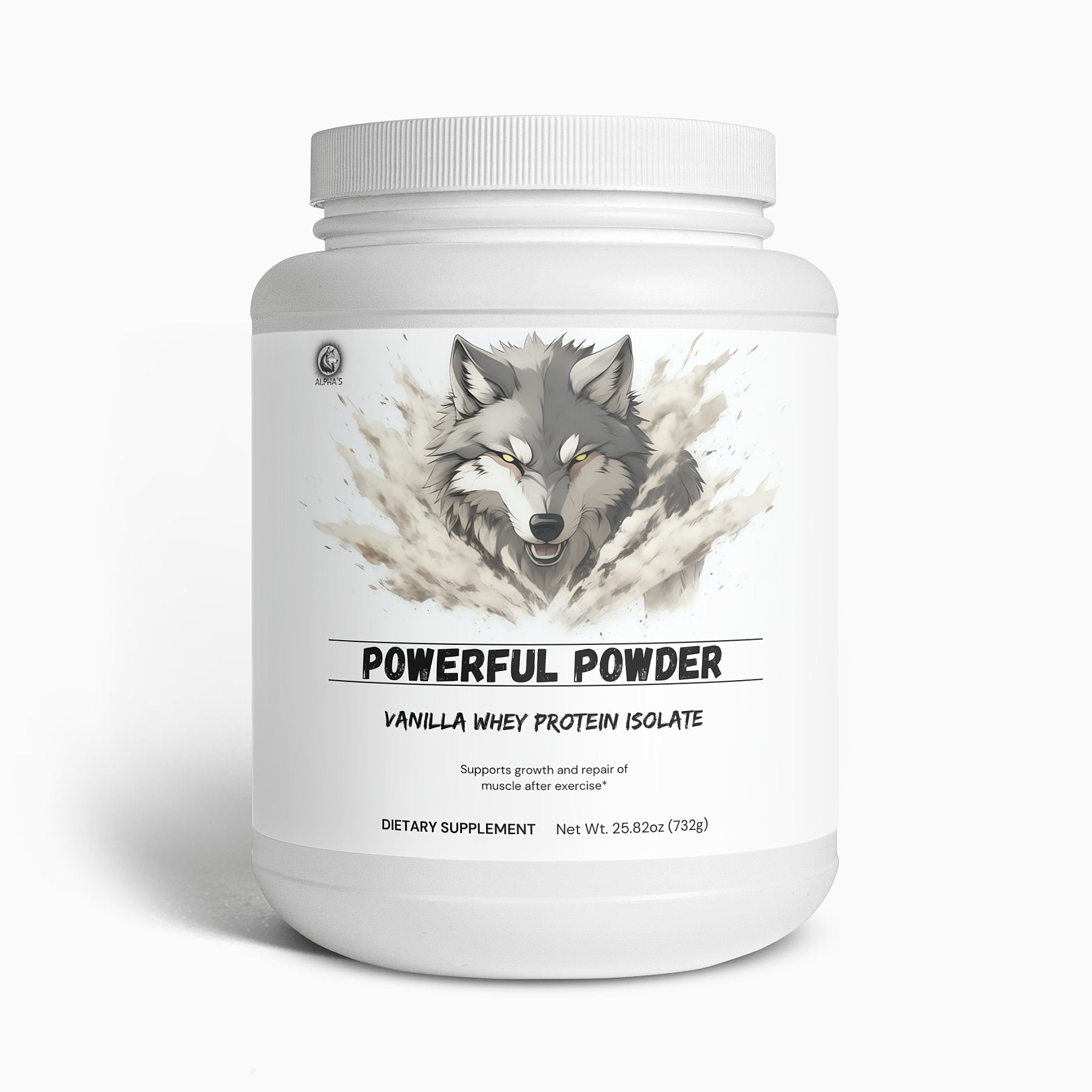 Powerful Powder - Vanilla Whey Protein Isolate (Vanilla) - Alpha's