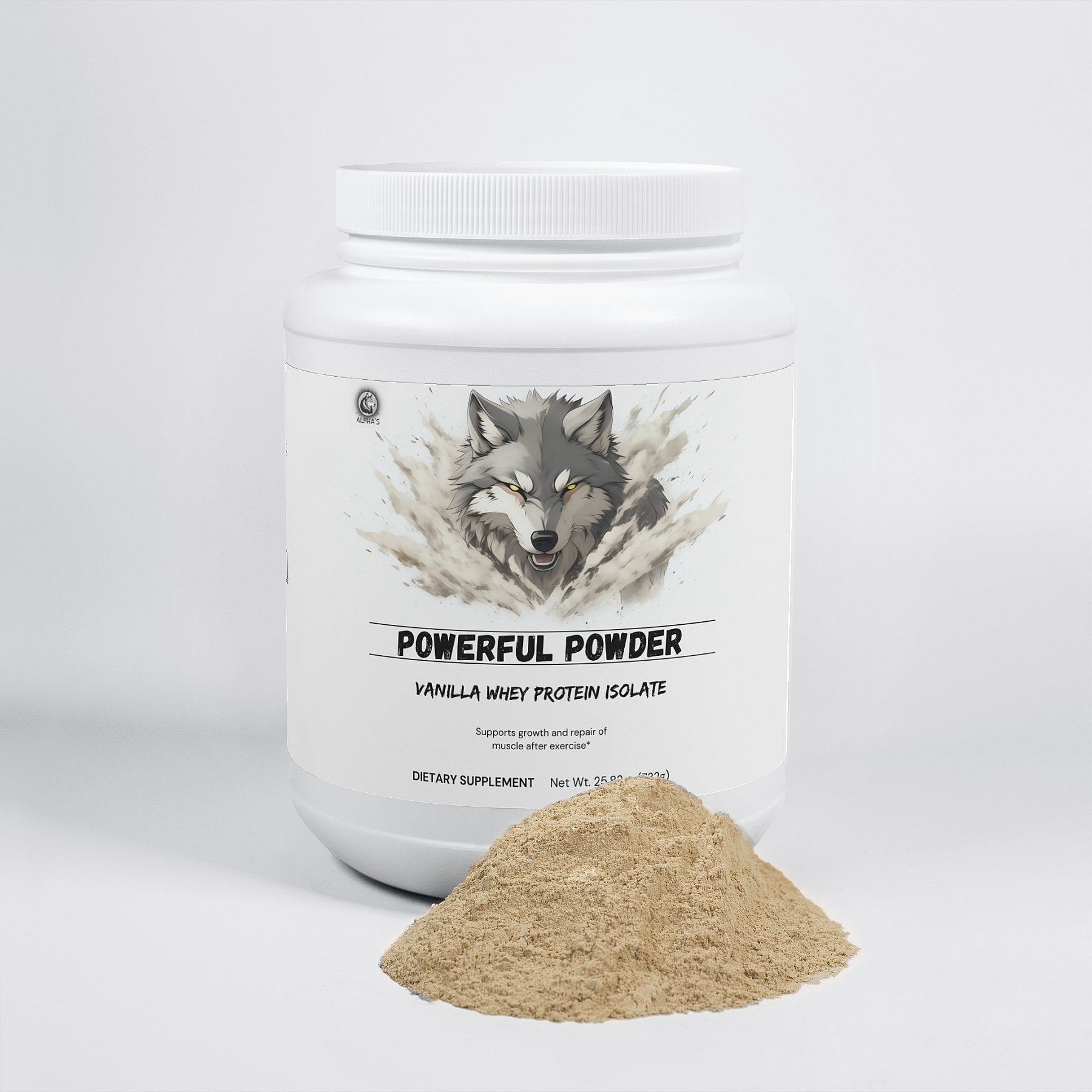 Powerful Powder - Vanilla Whey Protein Isolate (Vanilla) - Alpha's