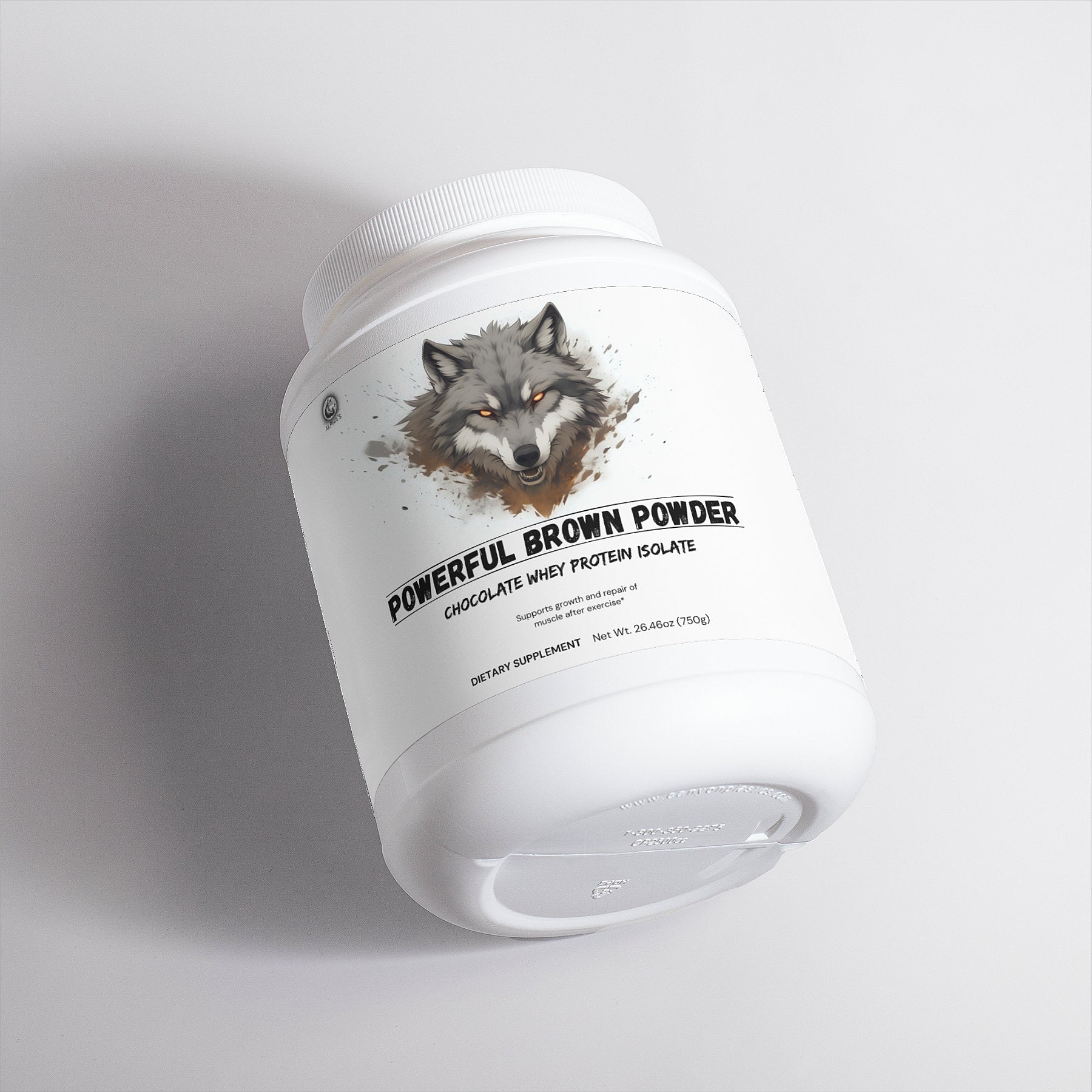 Powerful Brown Powder - Chocolate Whey Protein Isolate (Chocolate) - Alpha's