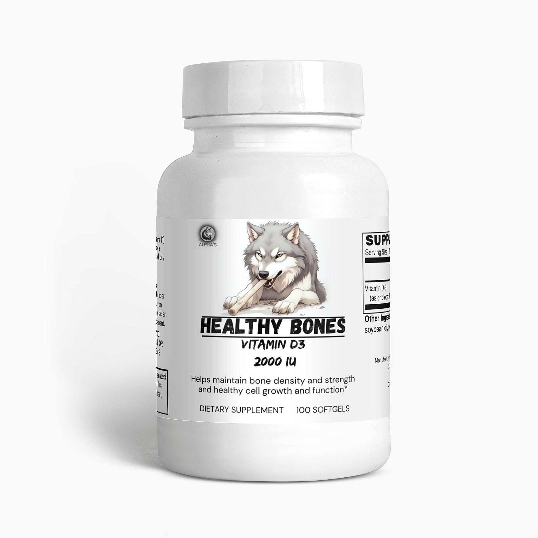 Healthy Bones - Vitamin D3 - Alpha's