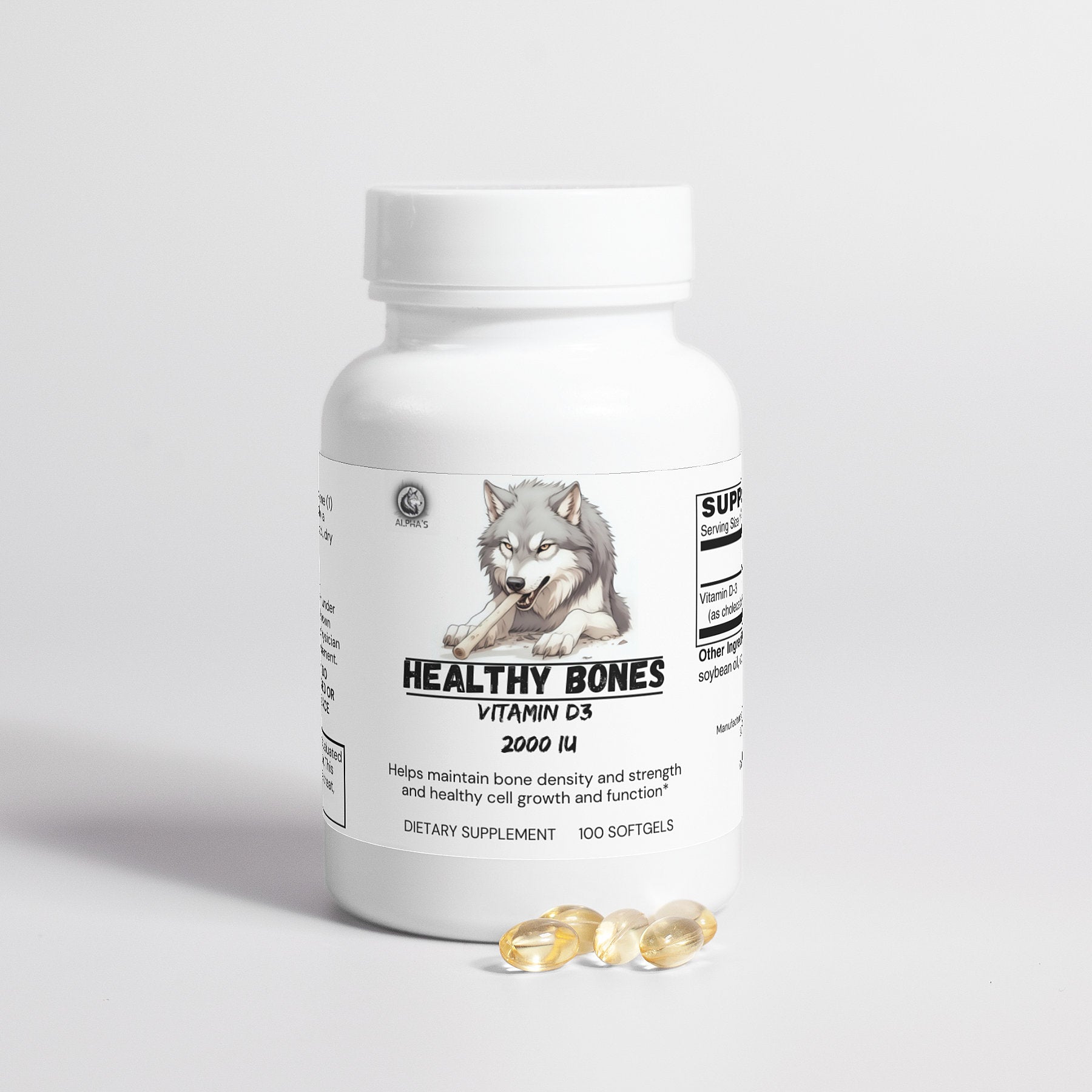 Healthy Bones - Vitamin D3 - Alpha's