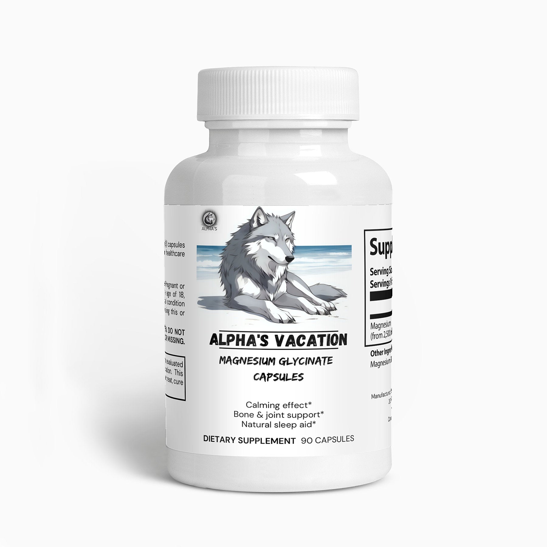 Alpha's Vacation - Magnesium Glycinate - Alpha's