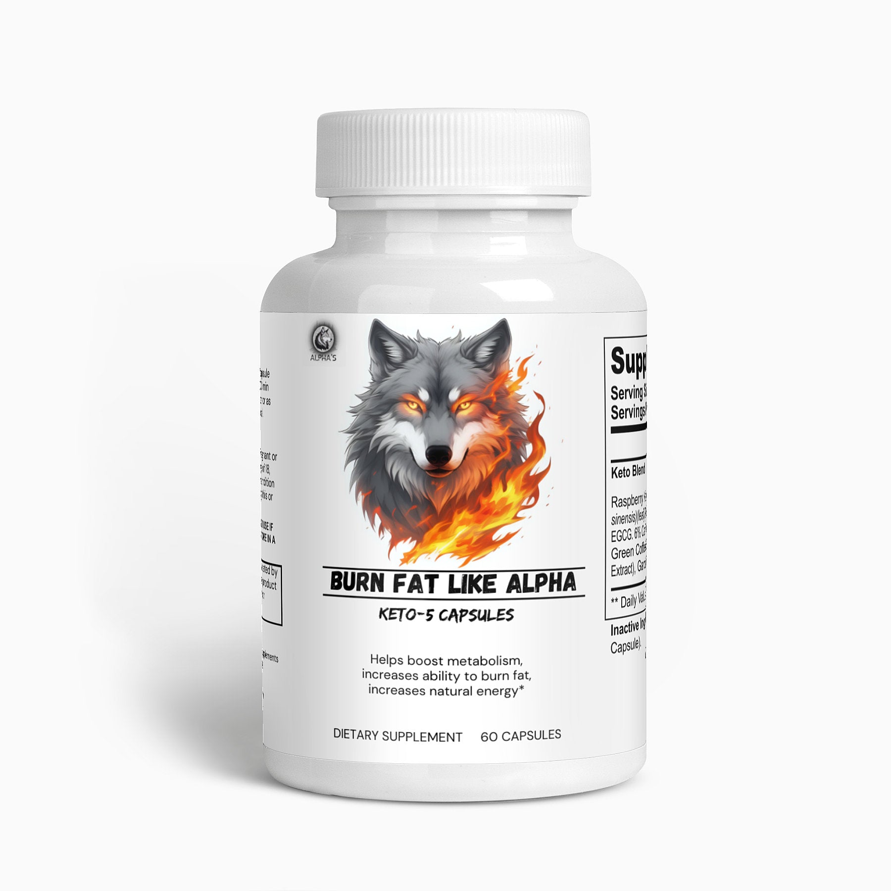 Burn Fat Like Alpha - Keto-5 Capsules - Alpha's