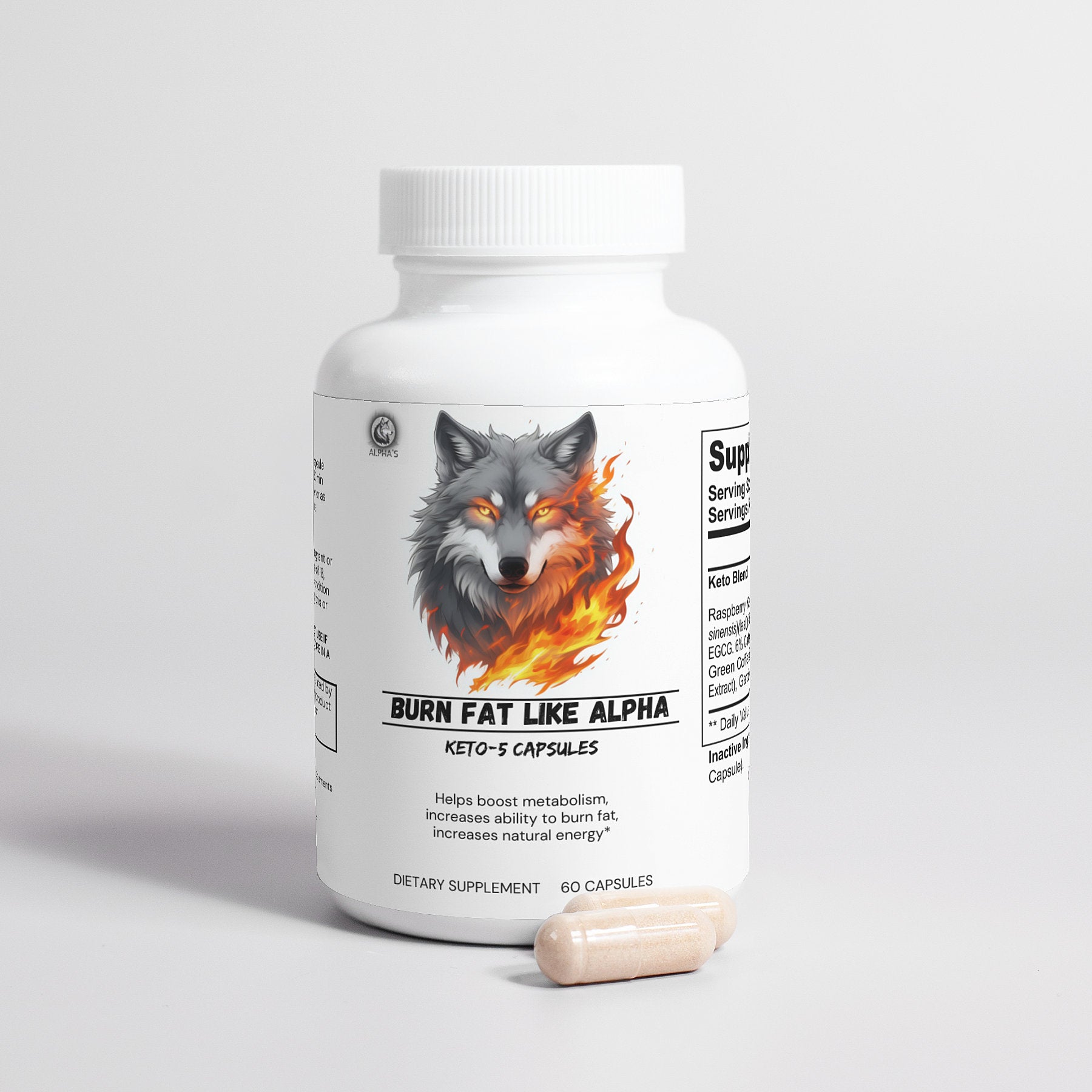 Burn Fat Like Alpha - Keto-5 Capsules - Alpha's