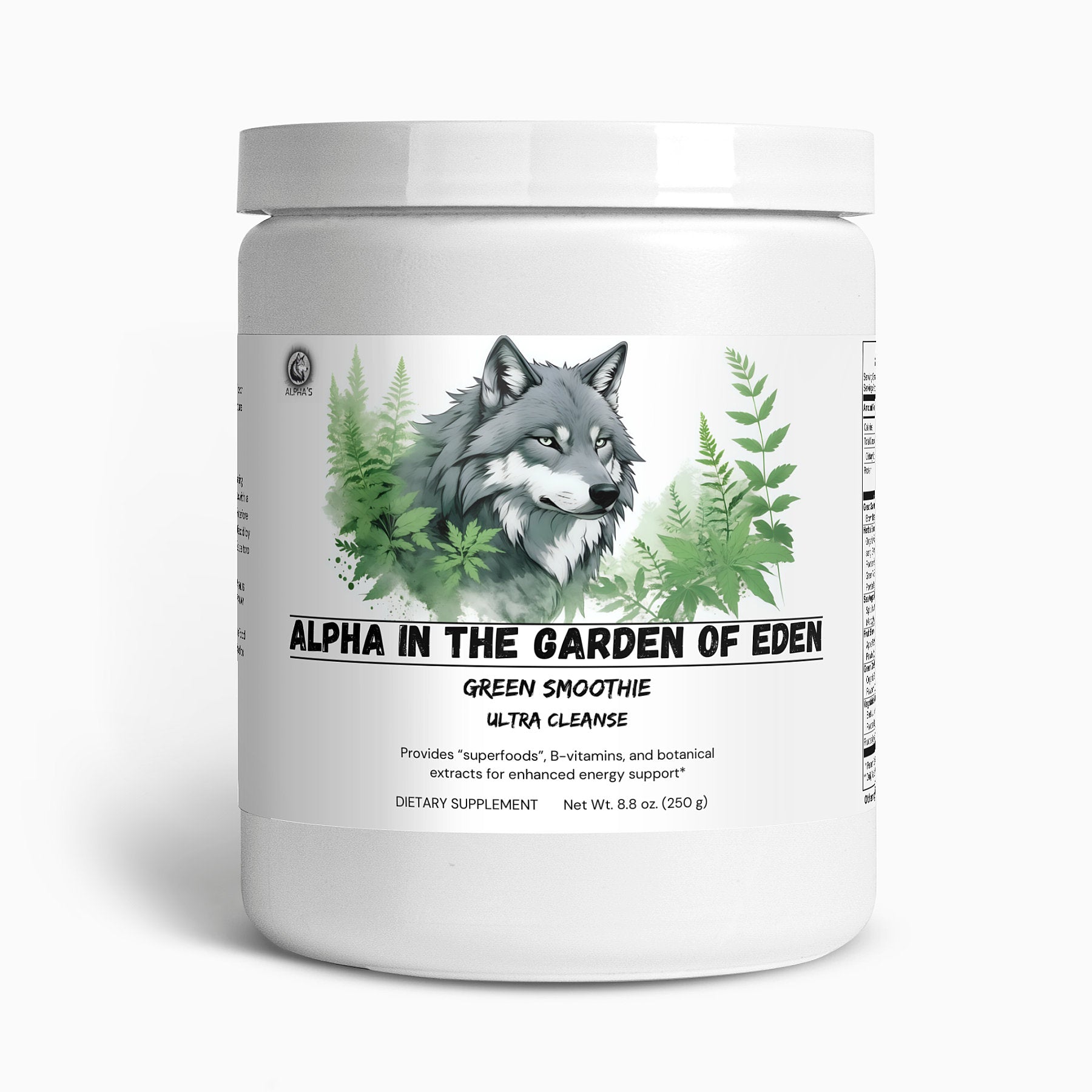 Alpha In The Garden Of Eden - Green Smoothie - Alpha's