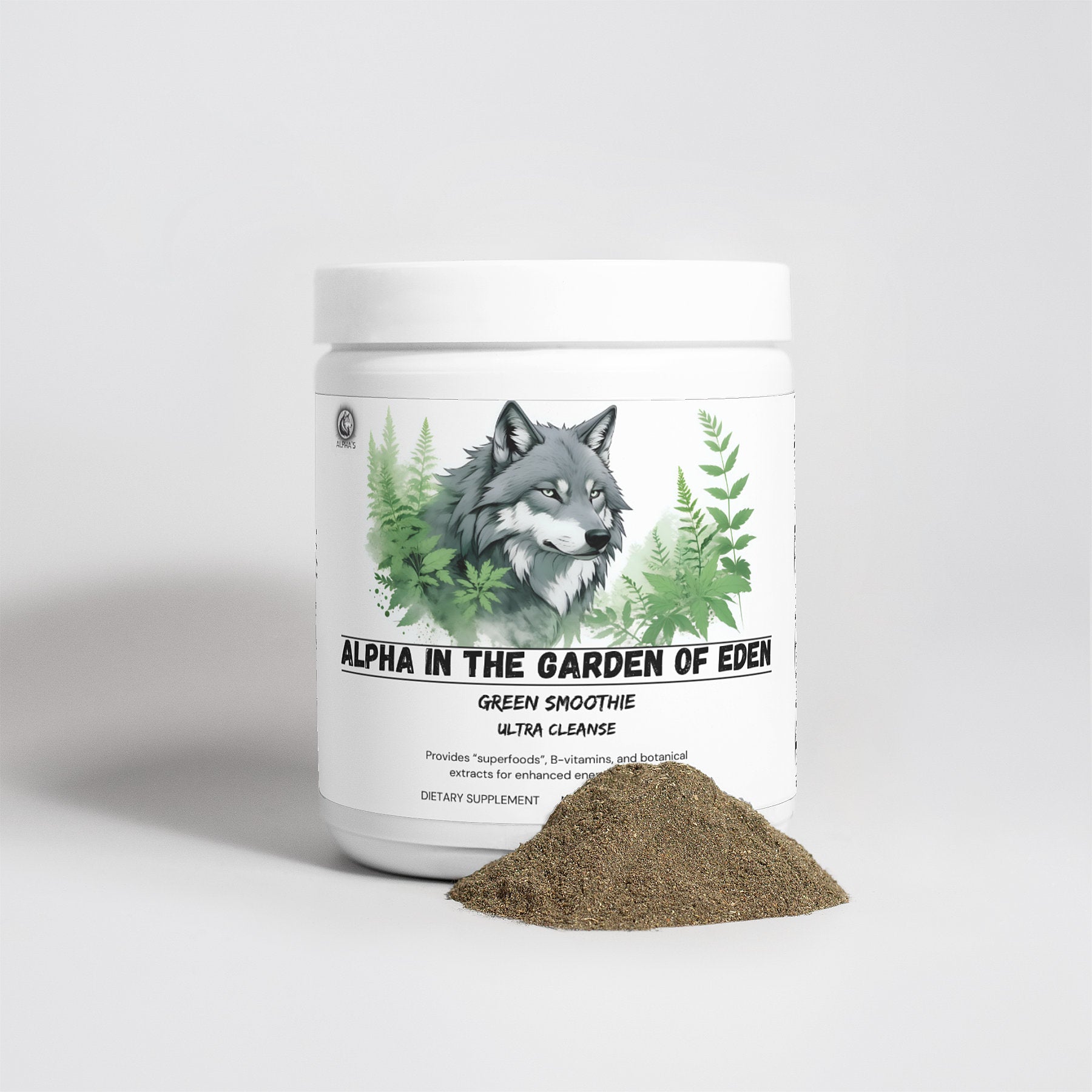 Alpha In The Garden Of Eden - Green Smoothie - Alpha's