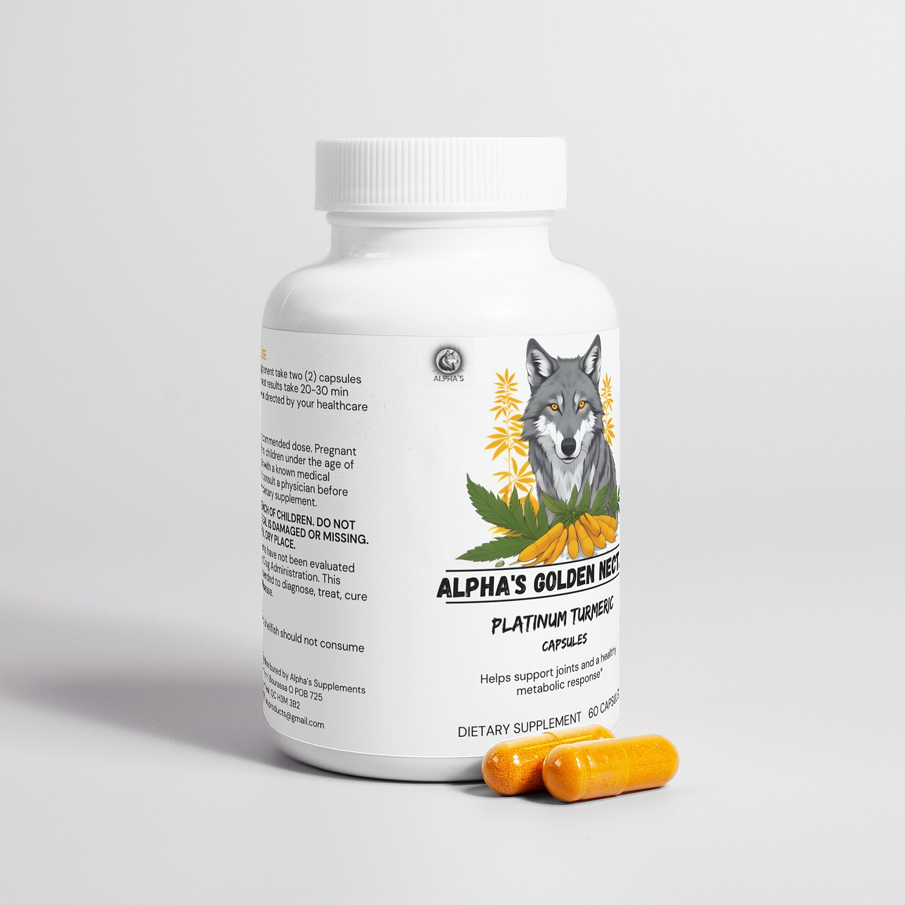 Alpha's Golden Nectar - Platinum Turmeric - Alpha's