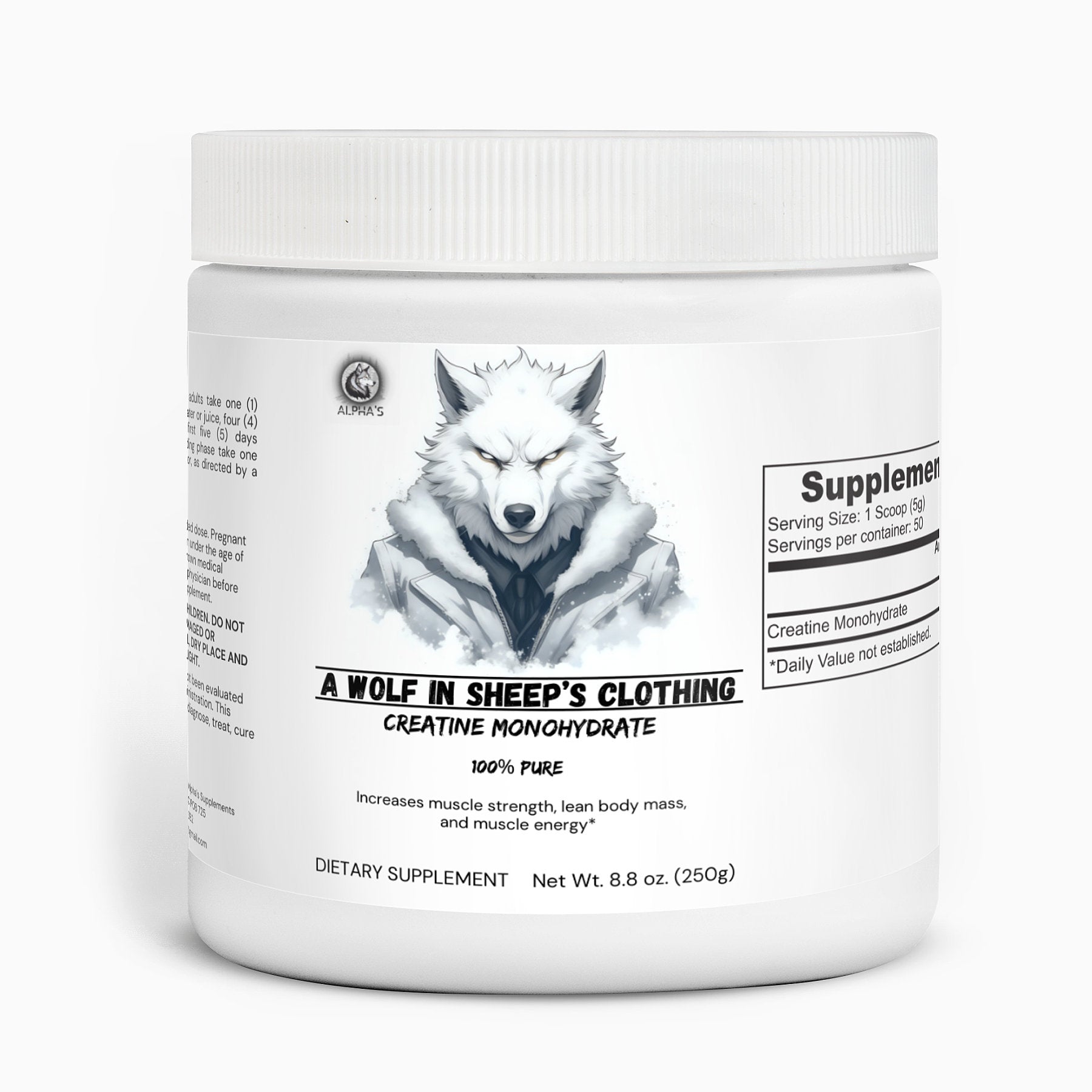 A Wolf In Sheep's Clothing - Creatine Monohydrate - Alpha's