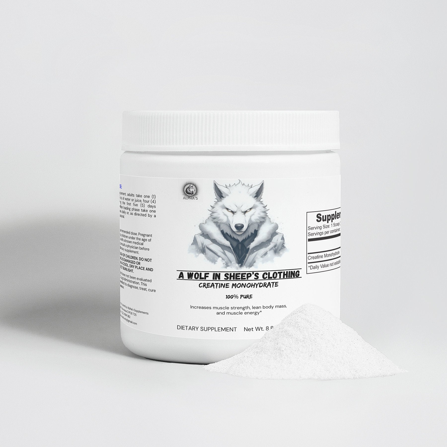 A Wolf In Sheep's Clothing - Creatine Monohydrate - Alpha's