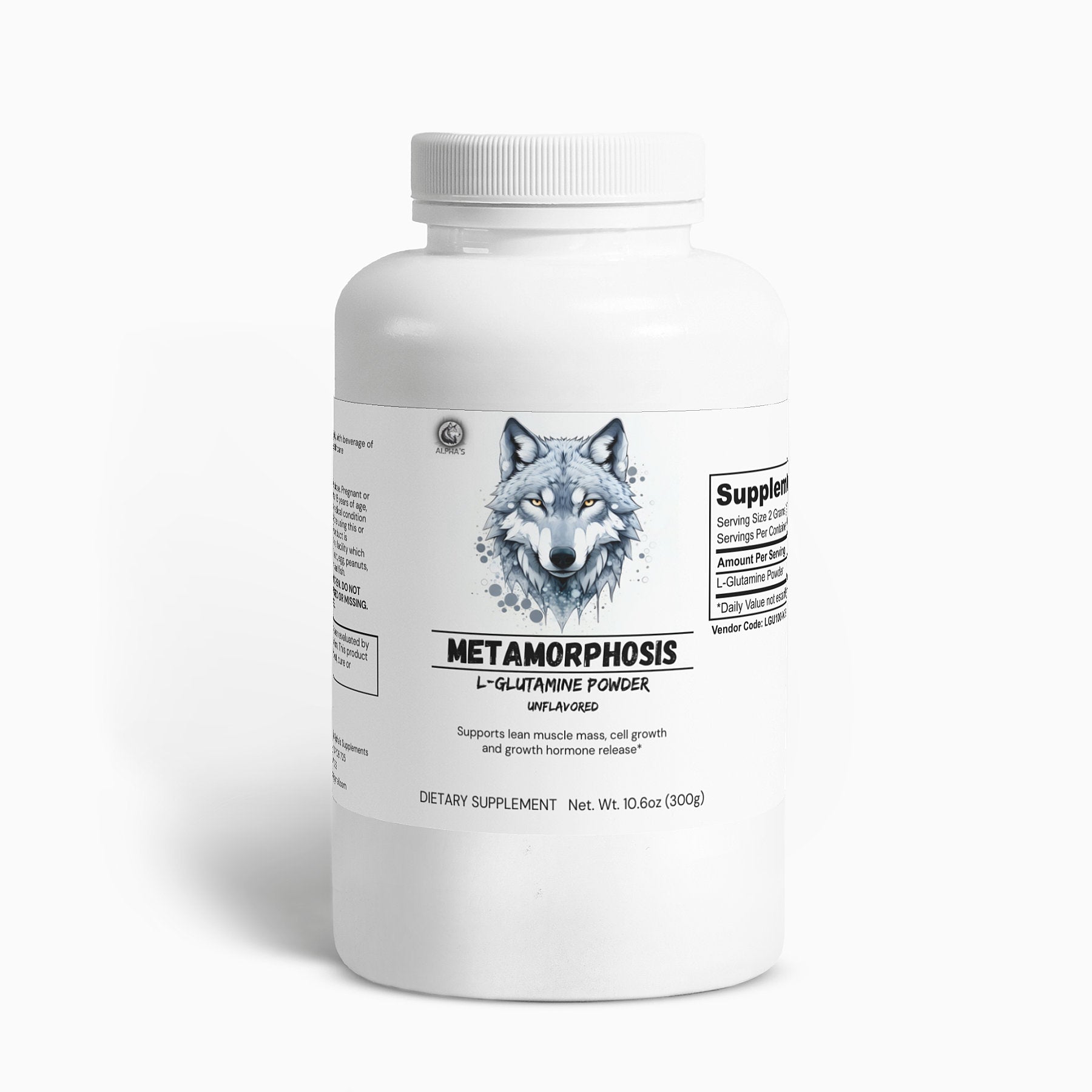 Metamorphosis - L-Glutamine Powder - Alpha's