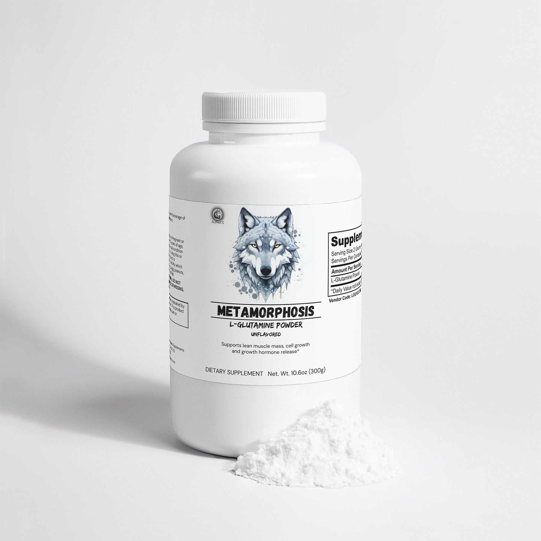 Metamorphosis - L-Glutamine Powder - Alpha's