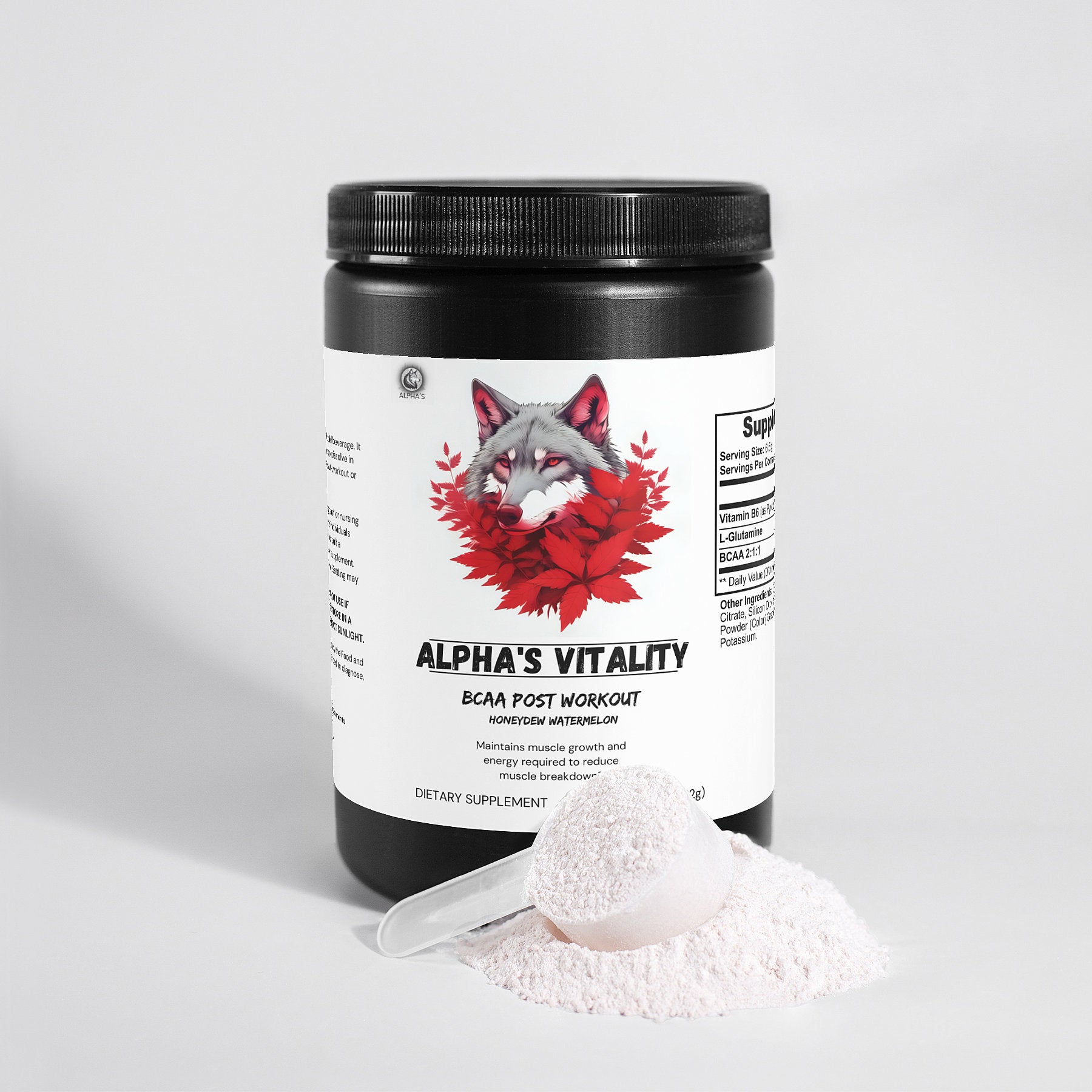 Alpha's Vitality - BCAA Post Workout (Honeydew Watermelon) - Alpha's