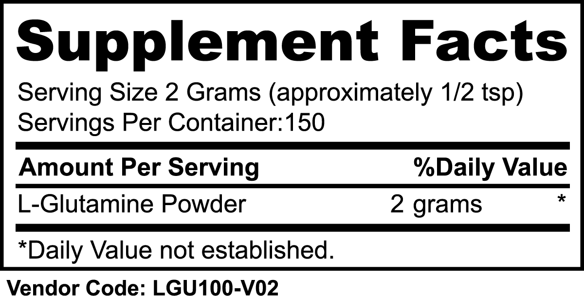 Metamorphosis - L-Glutamine Powder - Alpha's