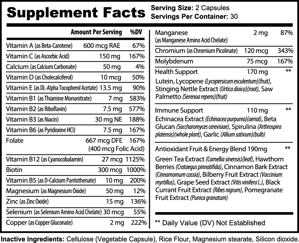 Recharging - Complete Multivitamin - Alpha's