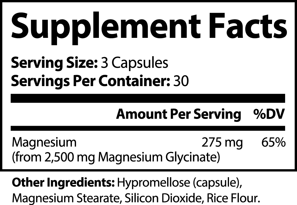 Alpha's Vacation - Magnesium Glycinate - Alpha's